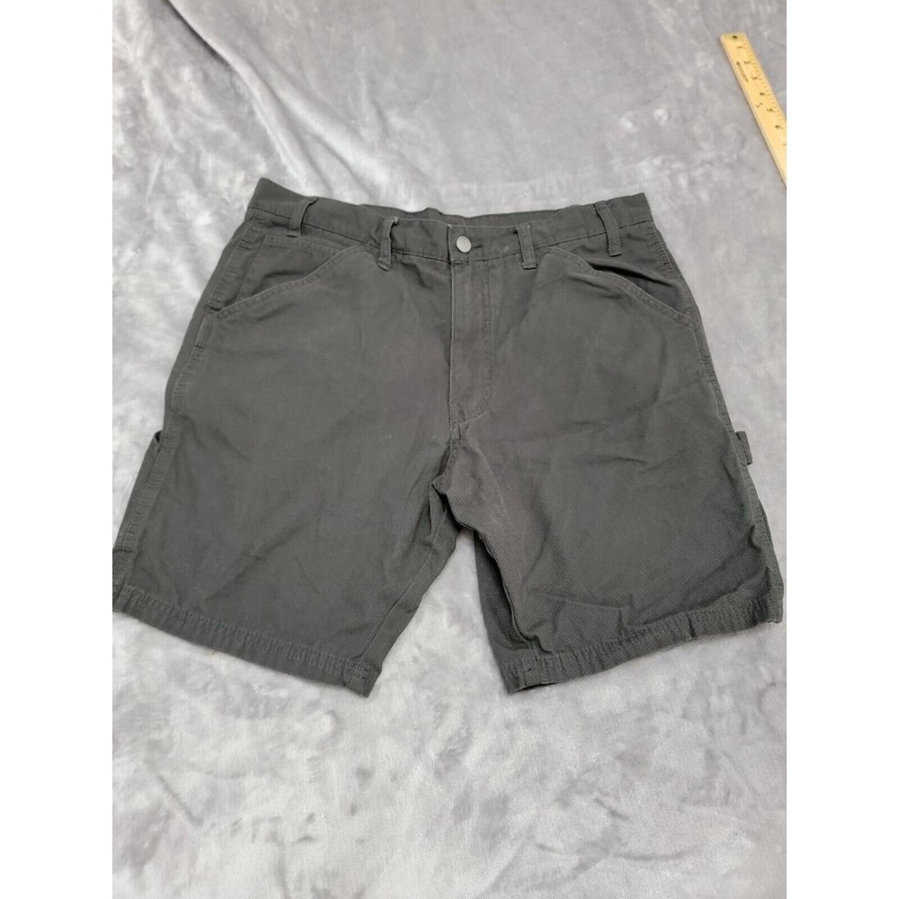 Katin Shorts Mens 35 gray‎ canvas Chinos Comfort Pockets Casual